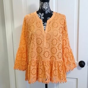 🧡HTF Lilly Pulitzer🧡 - Bekah Eyelet Top